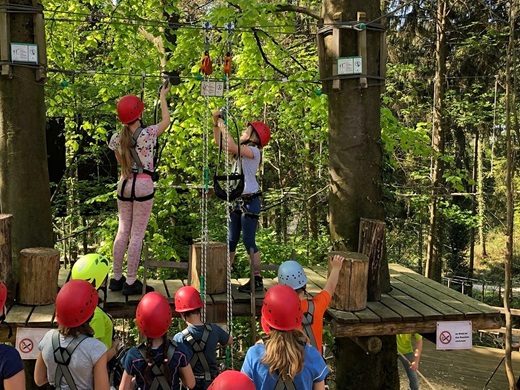 Kletter-Highlight im SKYPARK epia Kletterwald Schwäbisch Gmünd