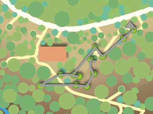 skypark Parcours Grau, Kraft und Ausdauer, Schwieigkeitsgrad 6 (6 ist der höchste Schwierigkeitsgrad)